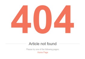 404 Page